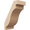 Ekena Millwork 5-inch W x 8-inch D x 12-inch H Copenhagen Rough Cedar Woodgrain TimberThane Knee Brace, Primed BRCUR05X08X12CHGRCPR - alternate 1